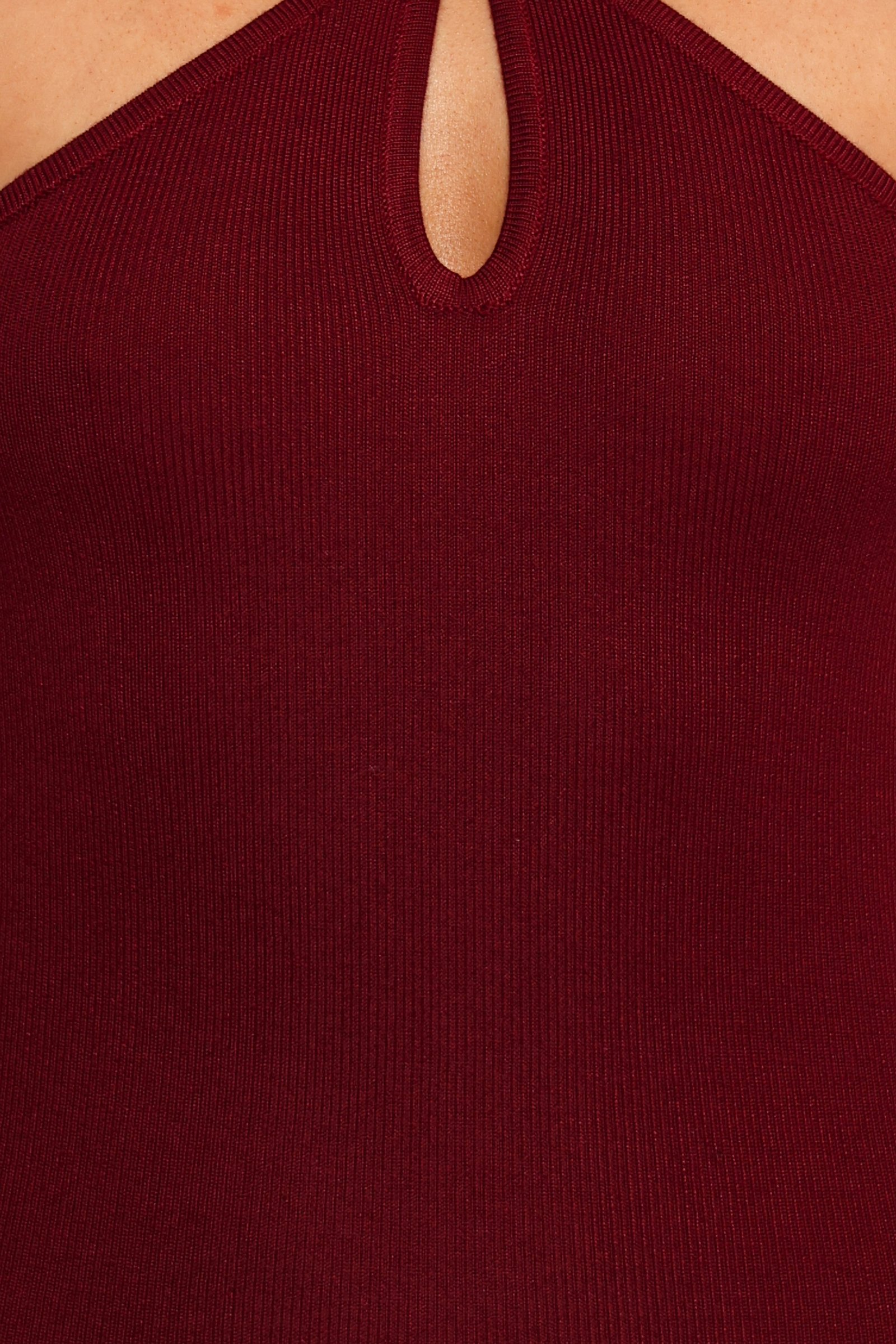 Nessa Midi Dress - Dark Cherry — view 6