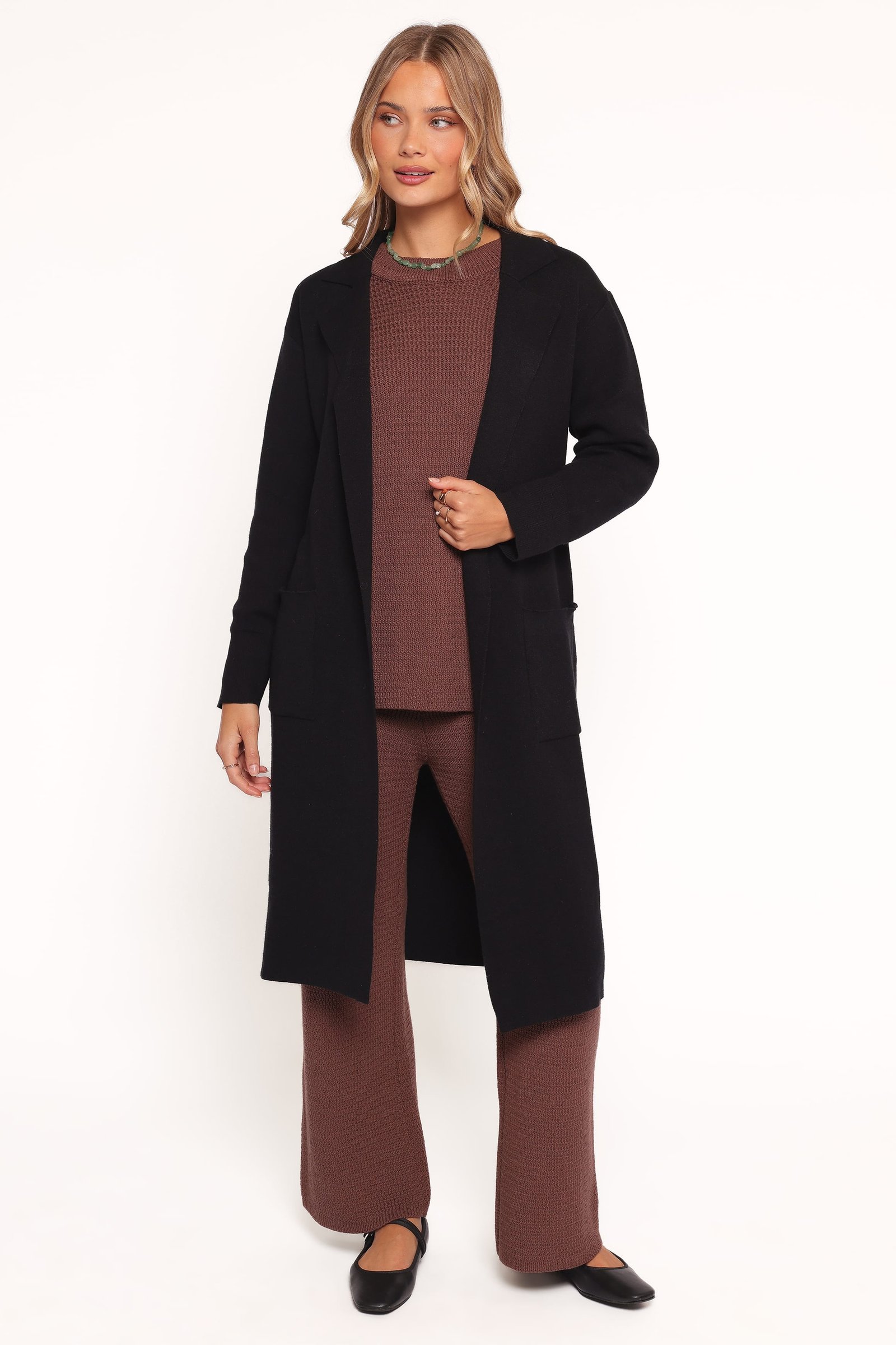 Venda Coatigan - Black — view 1