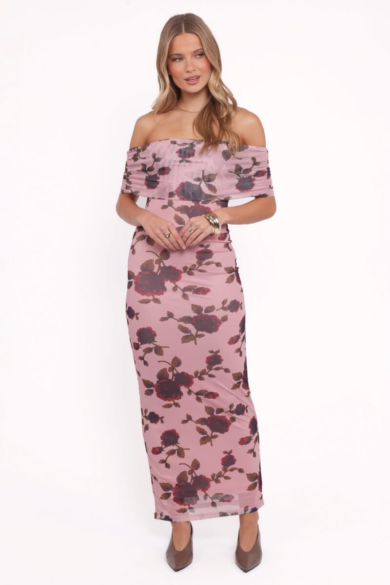 Indya Maxi Dress - Pink Floral — view 1