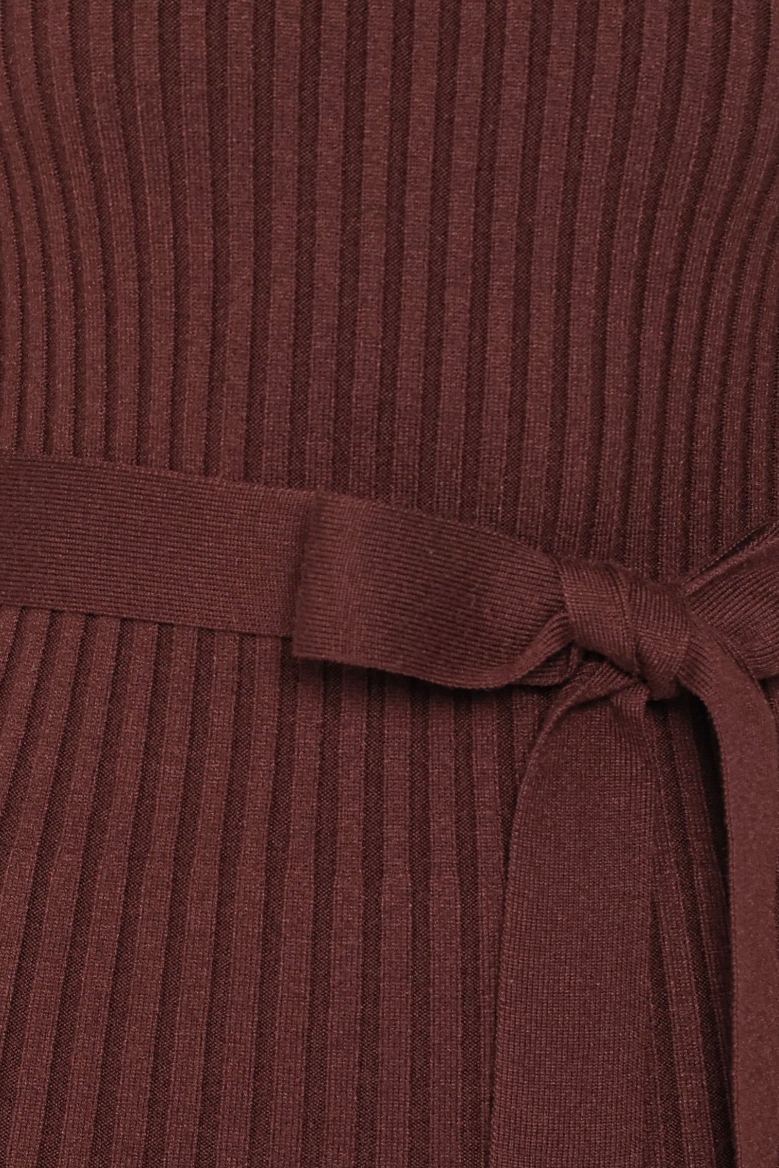 Rhianna Dress - Rum Raisin Brown — view 6