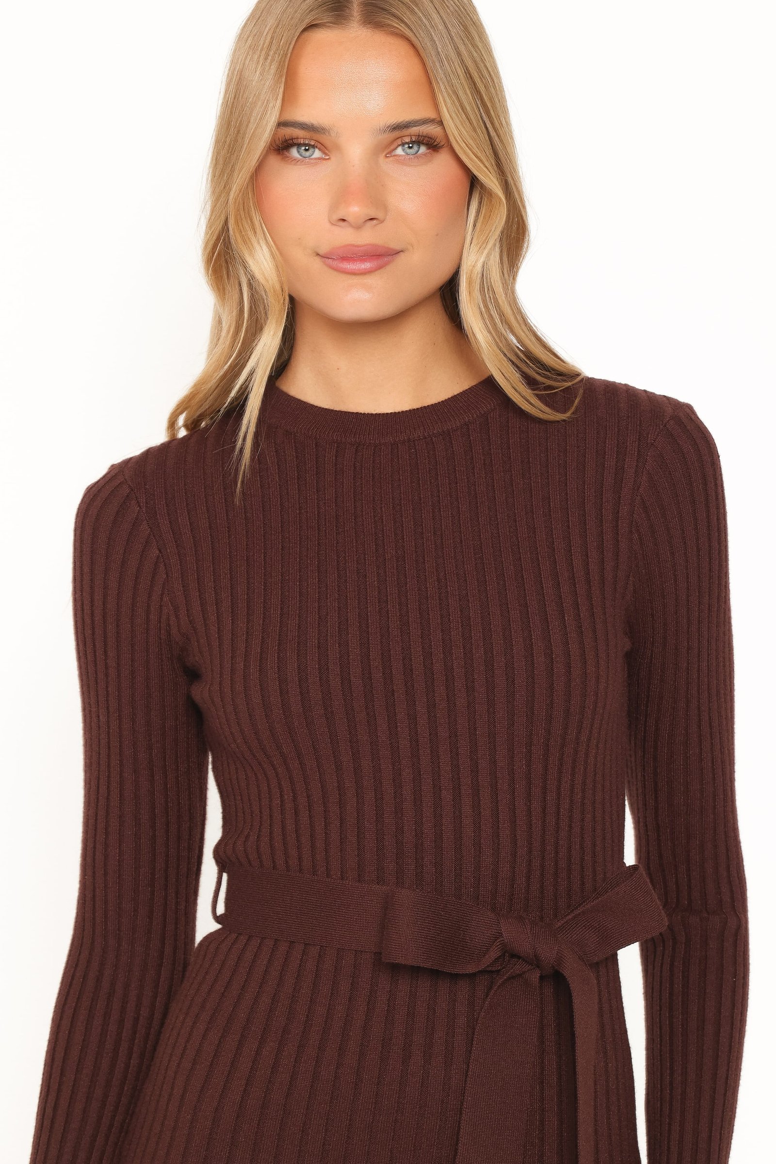 Rhianna Dress - Rum Raisin Brown — view 3
